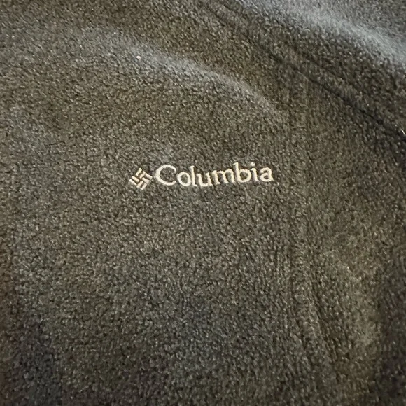 Columbia Gray Jacket with Pink Accents Zip Pockets Size Medium - Picture 3 of 6